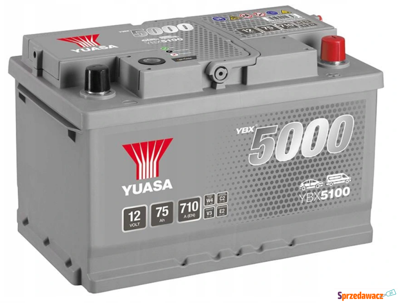 Akumulator 75Ah 710A Yuasa Silver...