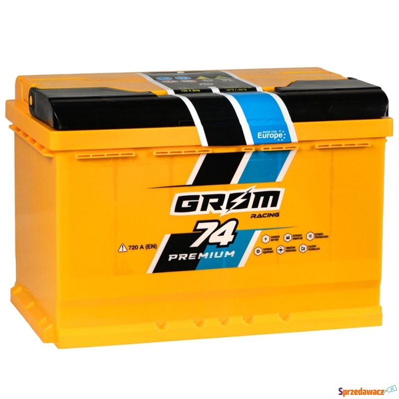 Akumulator 74Ah 720A Grom Racing