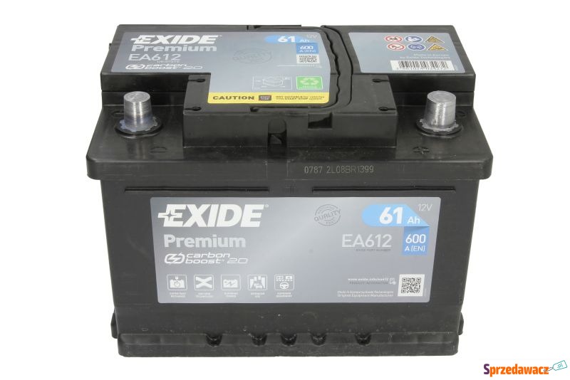 Akumulator 61Ah 600A Exide Premium...