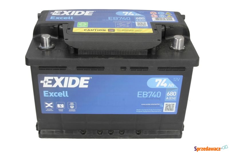 Akumulator 74Ah 680A EN Exide...
