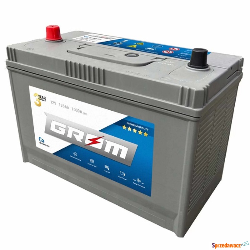 Akumulator 125Ah 1000A 12V Grom...