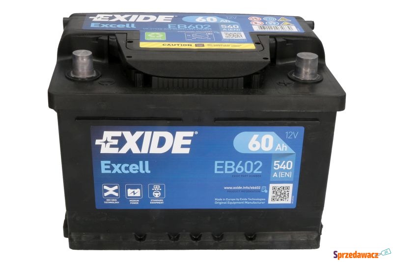 Akumulator 60Ah 540A EN Exide...