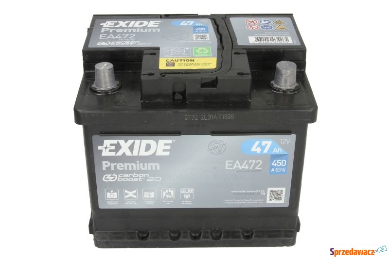 Akumulator 47Ah 450A Exide Premium...