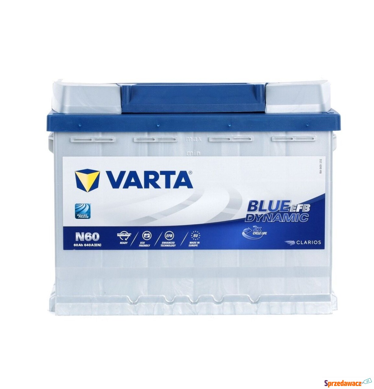 Akumulator 60Ah 640A Varta Blue...