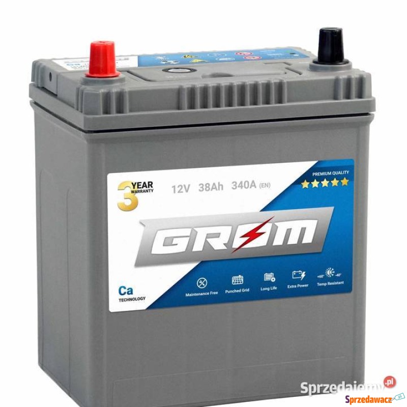 Akumulator 38Ah 340Grom Premium...