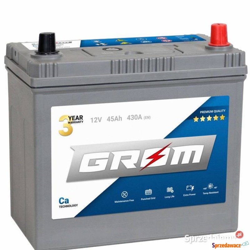 Akumulator 45Ah 430A Grom Japan...