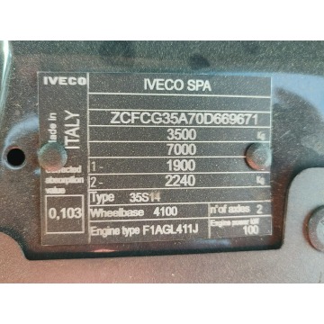 Iveco Daily 2021,  2.3 diesel - Na sprzedaż za 127 920 zł - Poznań - zdjęcie 7