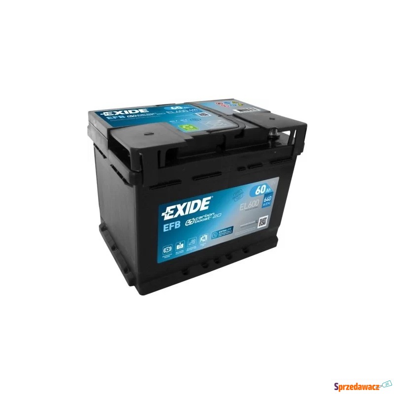 Akumulator 60Ah 640A Exide Start Stop EFB - Akumulatory - Szczecin