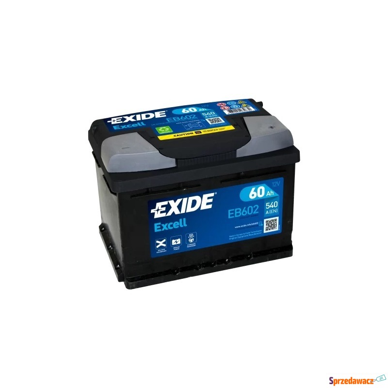 Akumulator 60Ah 540A Exide Excell - Akumulatory - Szczecin