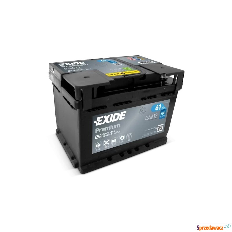 Akumulator 61Ah 600A EN Exide Premium - Akumulatory - Szczecin