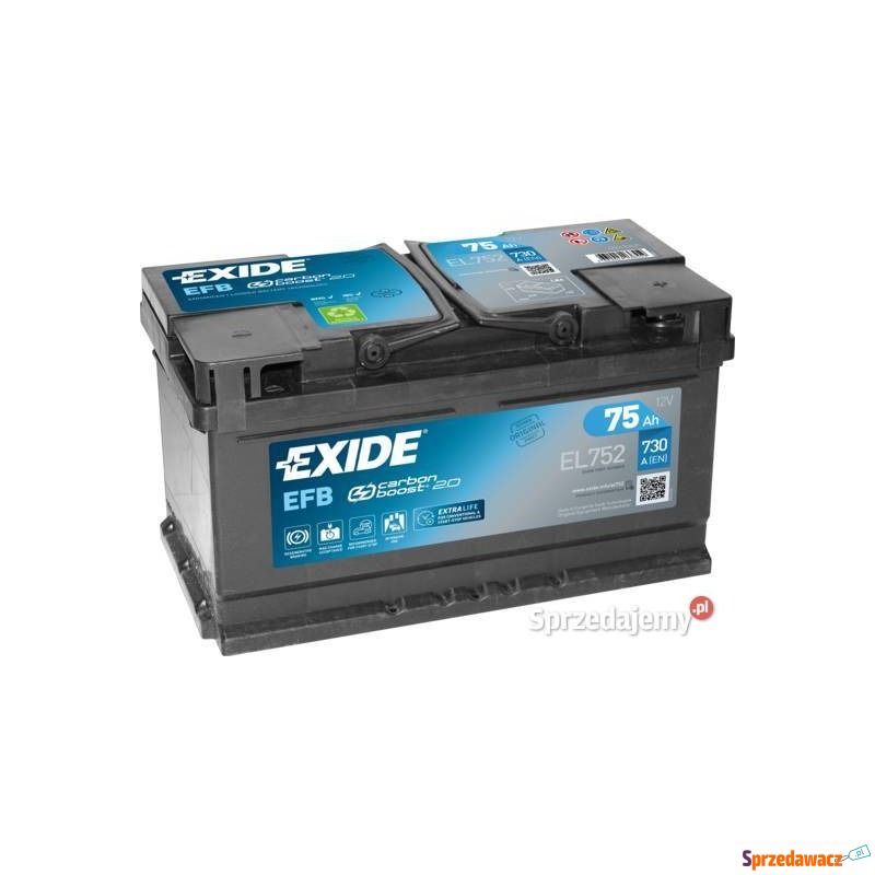 Exide 75Ah 730A EFB Strat&Stop - Akumulatory - Szczecin