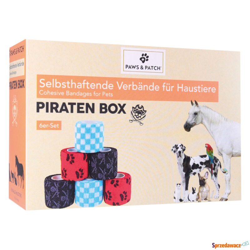 PAWS & PATCH bandaże samoprzylepne - Box Piracki:... - Akcesoria dla psów - Olsztyn