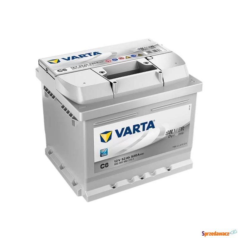 Akumulator 52Ah Varta Silver Dynamic C6 - Akumulatory - Starogard Gdański