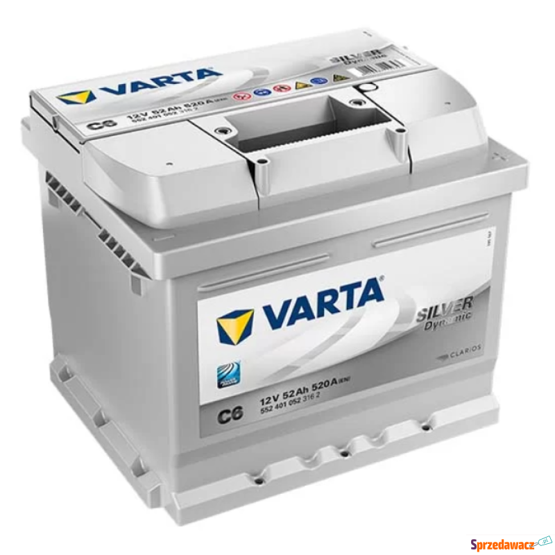 Akumulator 52Ah 520A EN Varta Silver Dynamic C6 - Akumulatory - Chojnice