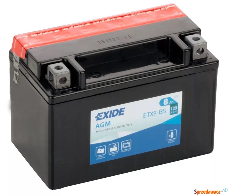 Exide etx9-bs (ytx9-bs) Zawiercie - Zasilacze, ładowarki,... - Zawiercie