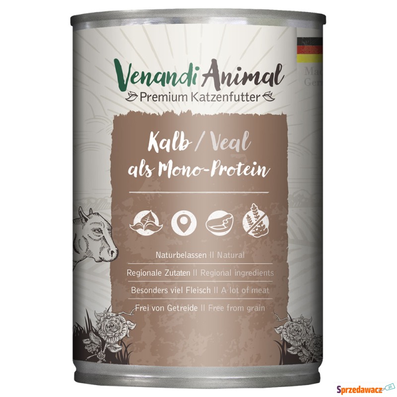 Venandi Animal Monoprotein 24 x 400 g Economy... - Karmy dla kotów - Koszalin