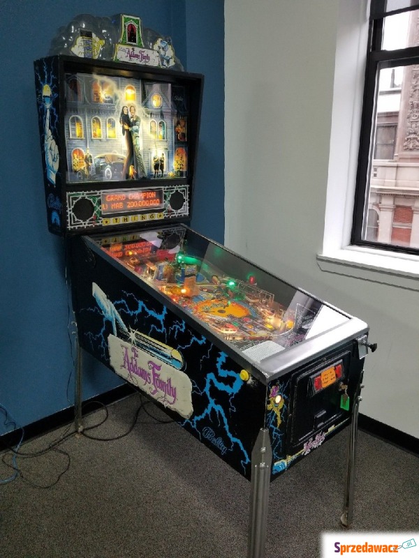 Bally Flipper Pinball Automat Addams Family Gry... - Pozostały sprzęt ele... - Warszawa