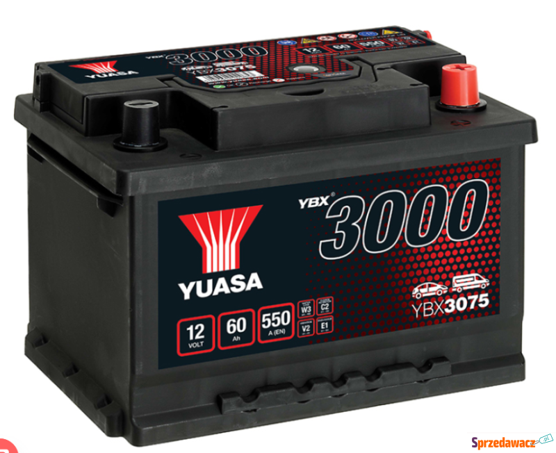 Akumulator 12V 60Ah 550A Yuasa...