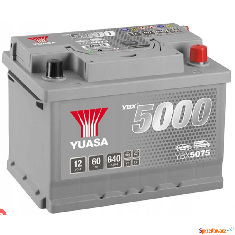 Akumulator 12V 60Ah 640A Yuasa...