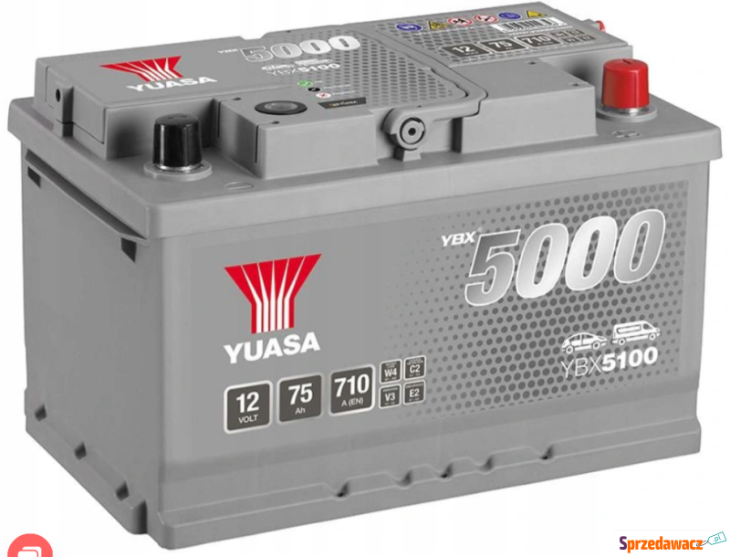 Akumulator 12V 75Ah 710A EN Yuasa...