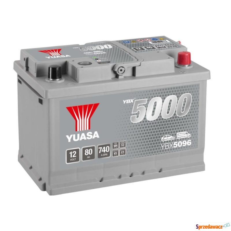 Akumulator 12V 80Ah 740A Yuasa...
