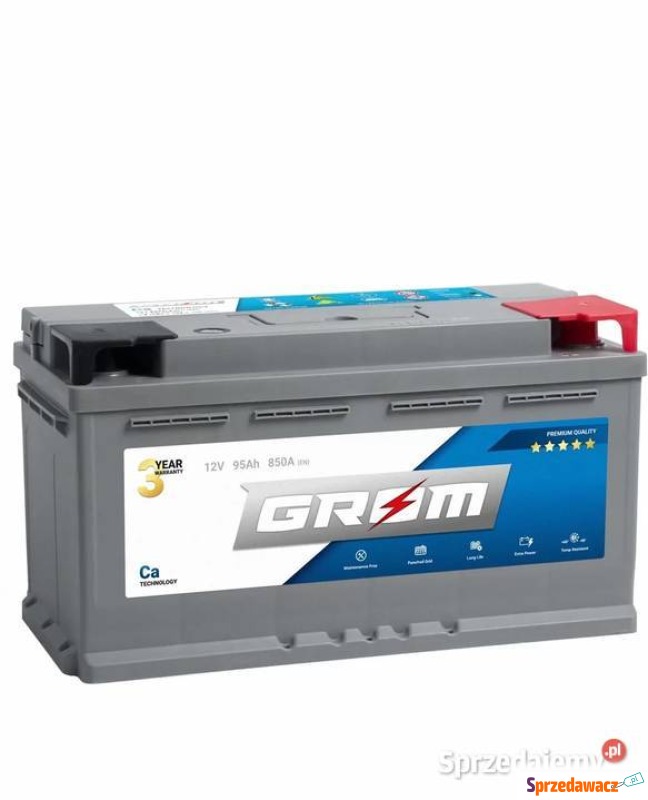 Akumulator 95Ah 850A Grom Premium...