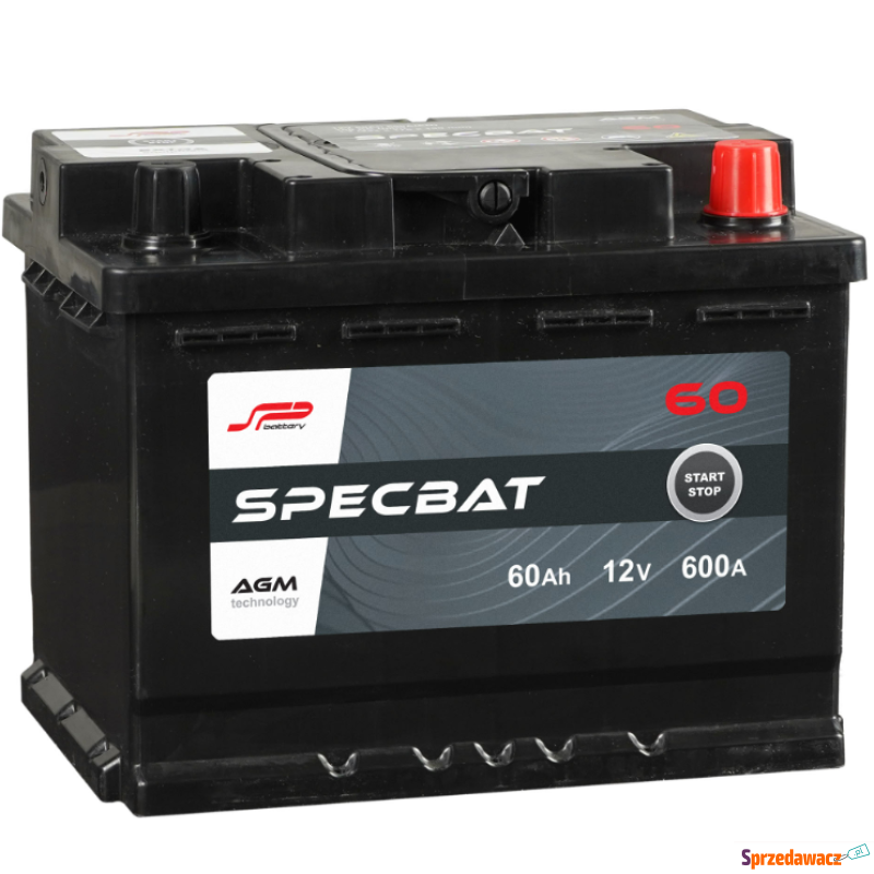 Akumulator 60Ah 600A Specbat agm...