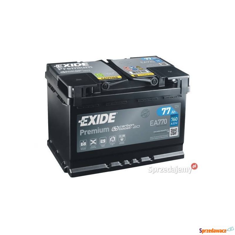 Akumulator 77Ah 760A Exide Premium...