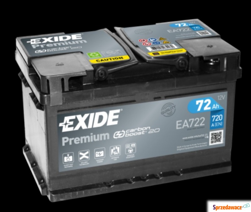 Akumulator Exide Premium 72Ah 720A...