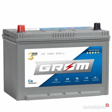 Akumulator 100Ah 850A Grom Premium Japan Lewy... - Akumulatory - Tczew - zdjęcie 1