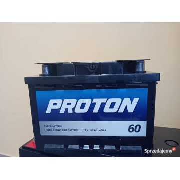 Akumulator 60Ah 480A EN Proton - Akumulatory - Szczecin - zdjęcie 1