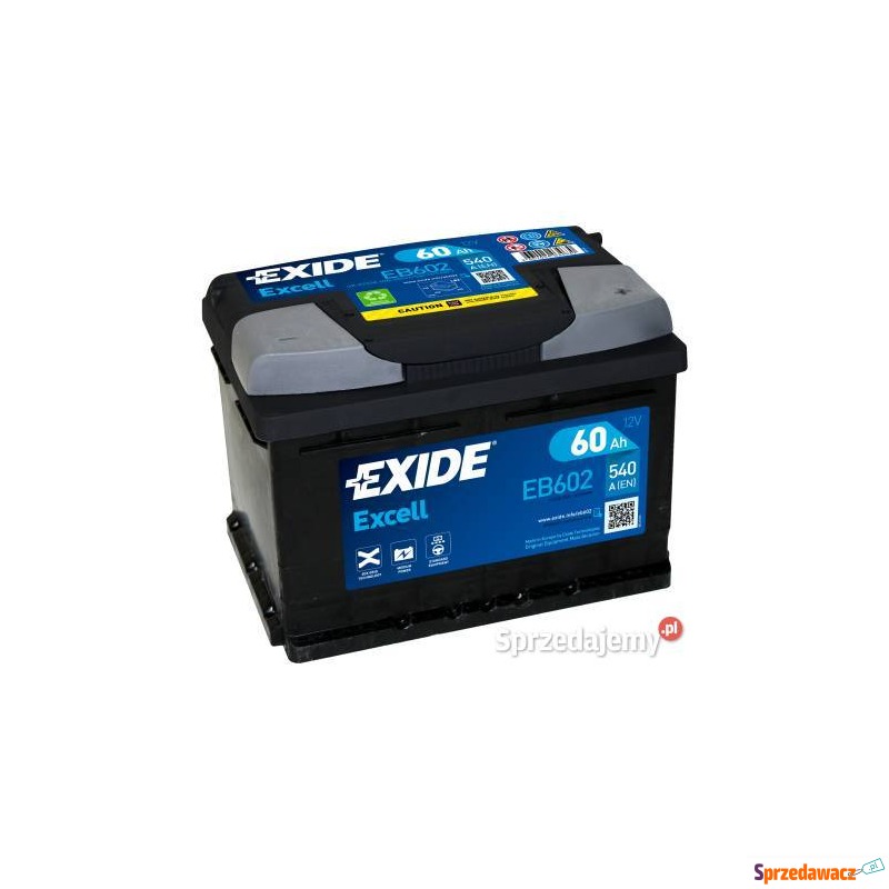 Akumulator 60Ah 540A Exide Excell  Specpart Słupsk - Akumulatory - Słupsk