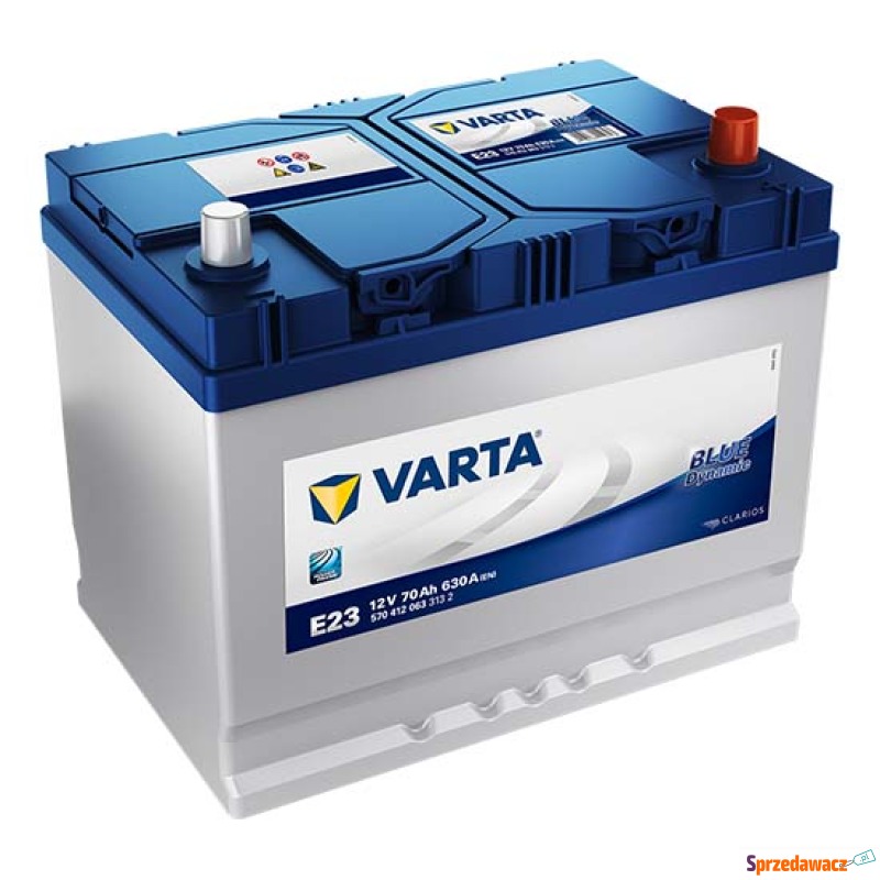 Akumulator 70Ah 630A EN P+ Japan Varta E23 - Akumulatory - Ełk