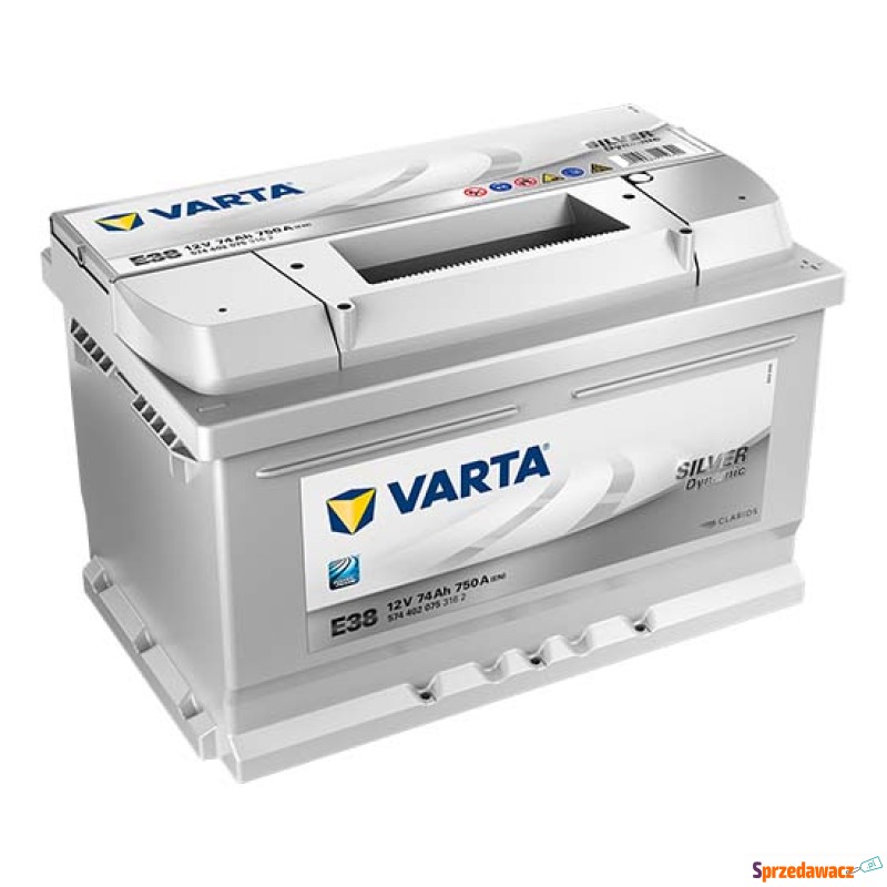 Akumulator 74Ah 750A EN Varta E38 - Akumulatory - Ełk