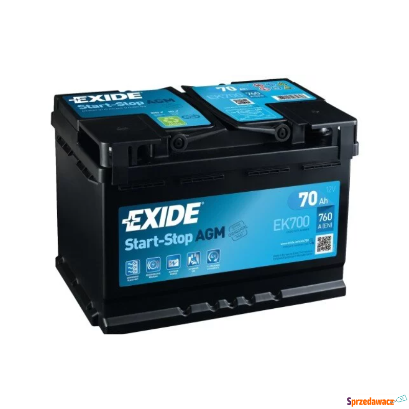 Akumulator 70Ah 760A EN  Exide...