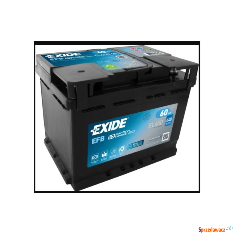 Akumulator  60Ah 640A Exide Start...