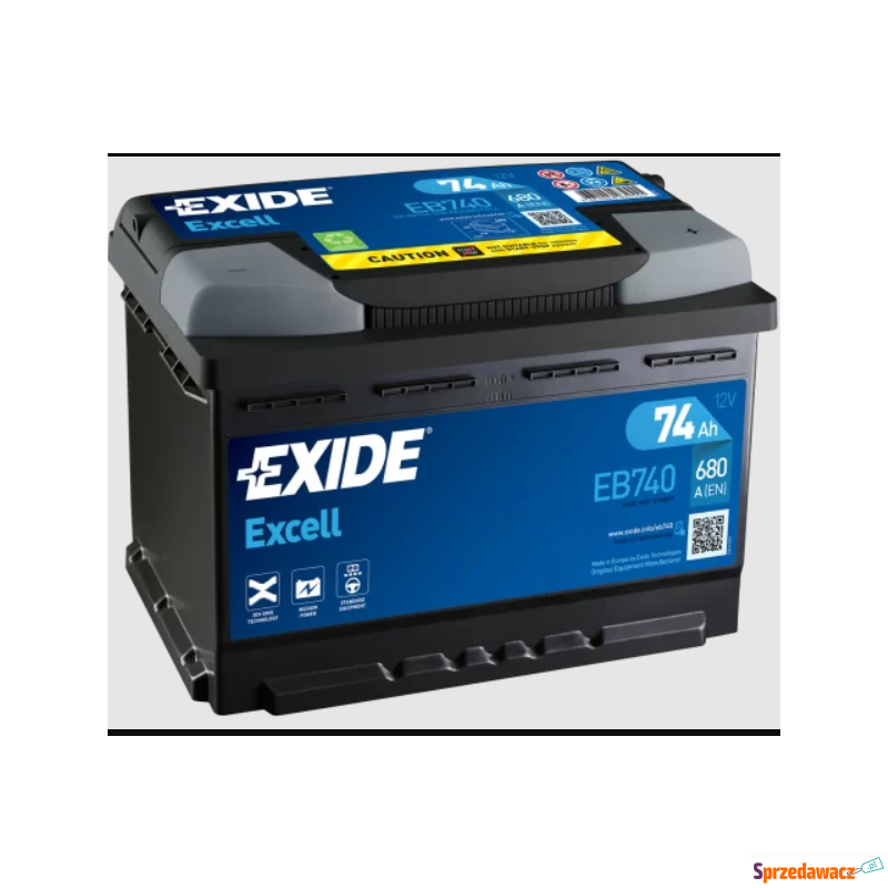 Akumulator  74Ah 680A Exide Excell...