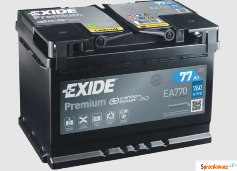Akumulator  77Ah 760A Exide Premium...