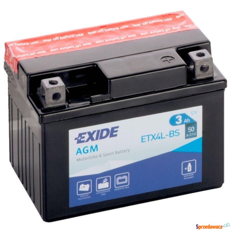 Akumulator motocyklowy Exide E...