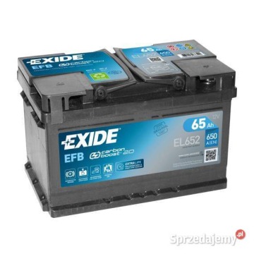 Akumulator 65Ah 650A Exide  EFB