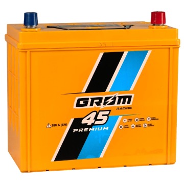 Akumulator 45Ah 390A Grom Racing Japan P+ / Gorzów Wlkp