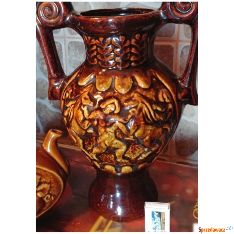 Wazon ceramiczny Milenium - Pozostałe antyki - Chorzów