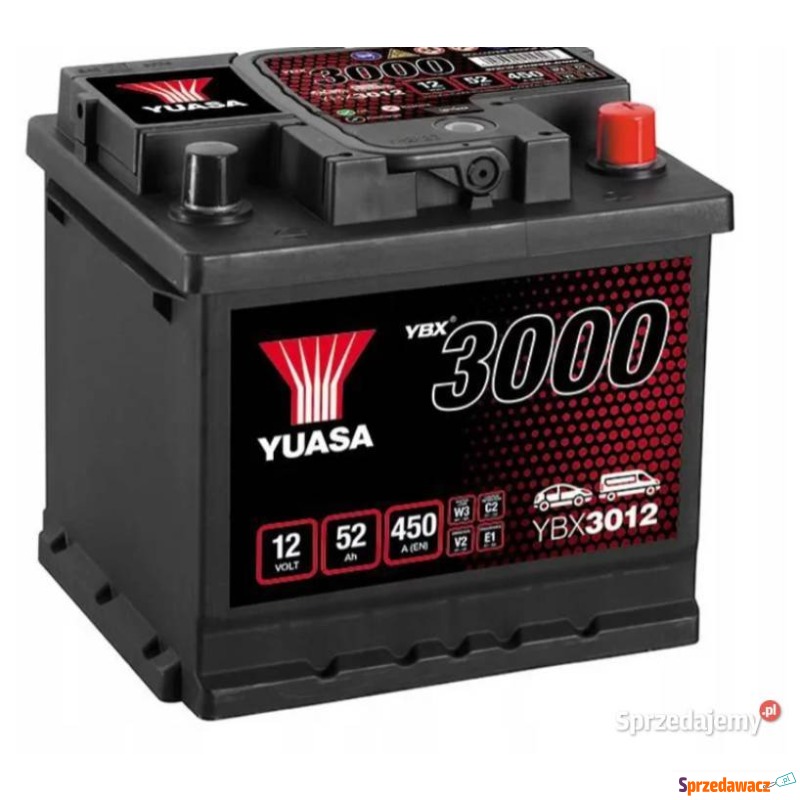 Akumulator 52Ah 450A Yuasa Standard 12V  Prawy... - Akumulatory - Słupsk