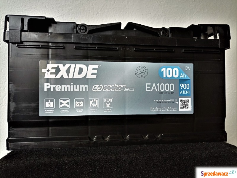 Akumulator Exide Premium 100Ah 900A Darmowa w... - Akumulatory - Rzeszów