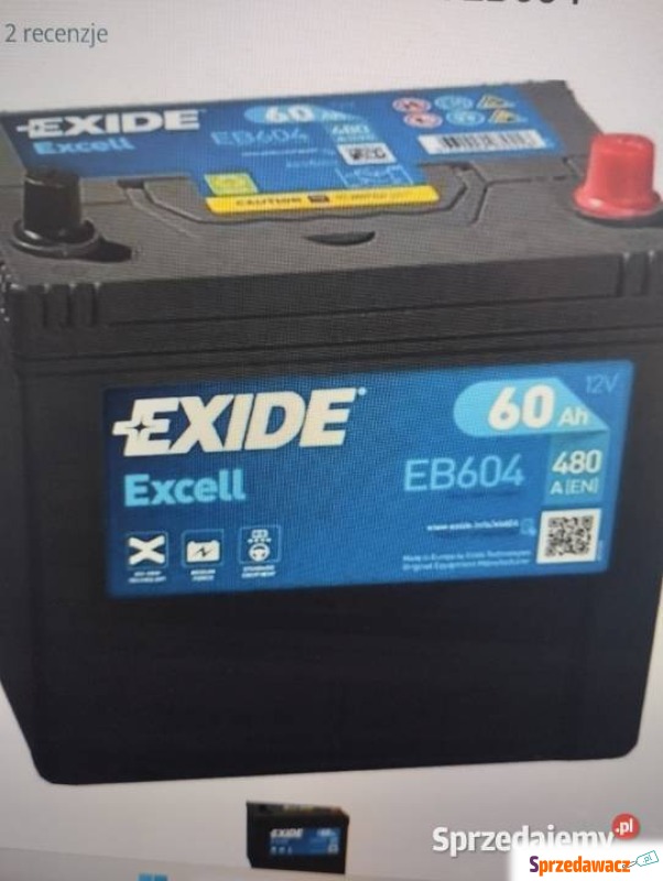 Akumulator 60AH 480A Exide excell