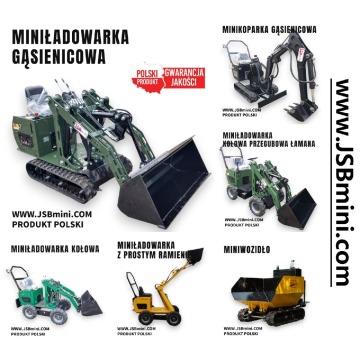 Mini Ładowarka Kołowa MS-L116 JSB - Nowa 2025 - Pojazdy specjalistyczne - Toruń - zdjęcie 6