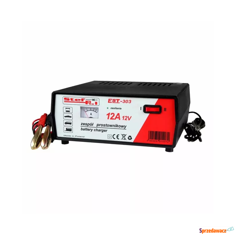 Prostownik 12V/12A Stef-Pol EST-303