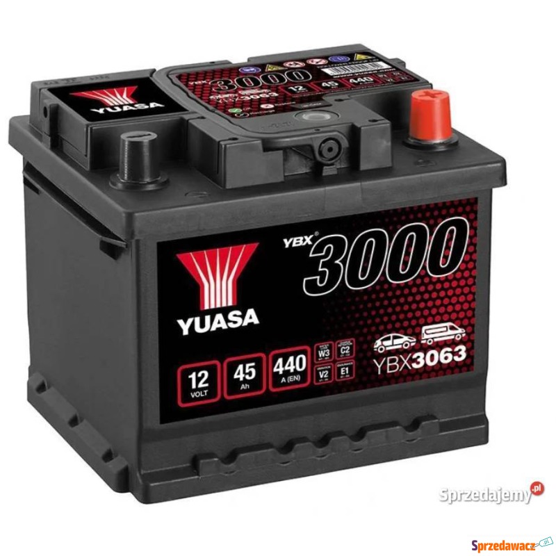 Akumulator  12V 45Ah 440A P+ Yuasa...