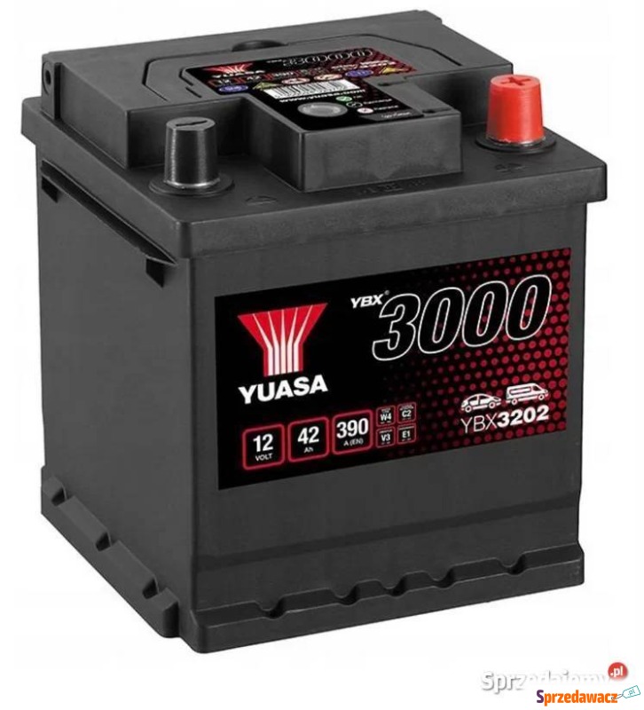 Akumulator 12V 42Ah 390A kostka...