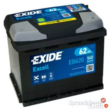 Akumulator 62Ah 540A EN Exide Excell - Akumulatory - Otwock - zdjęcie 1